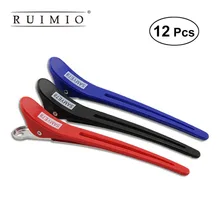 12 шт пластиковые металлические зубы утки заколки-бантики для волос Парикмахерская заколка для волос Крокодил DIY шпильки для волос стильные заколки для волос