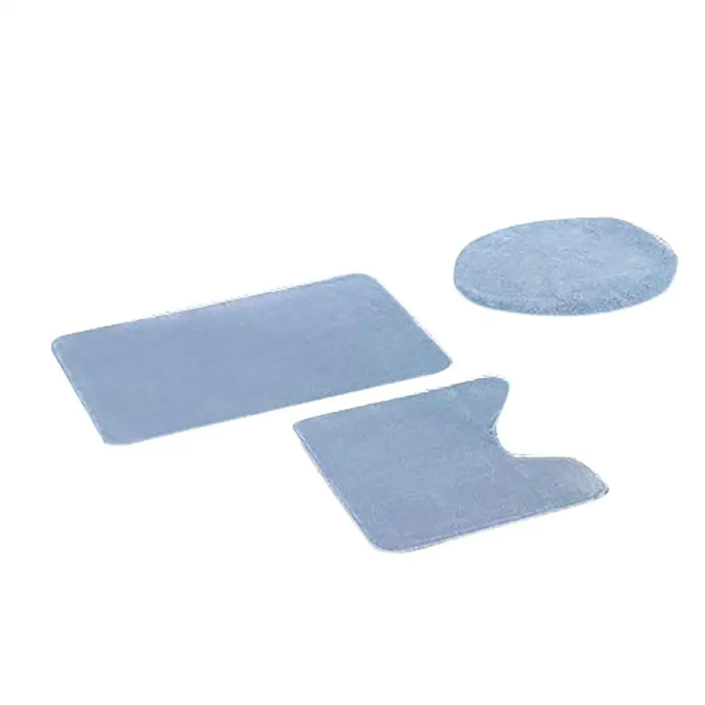 3Pcs/set Bathroom Mat Anti Slip Bath Mat Rugs Kitchen Carpet Doormats Decor Toliet Rug Washable Tapete Banheiro#2F