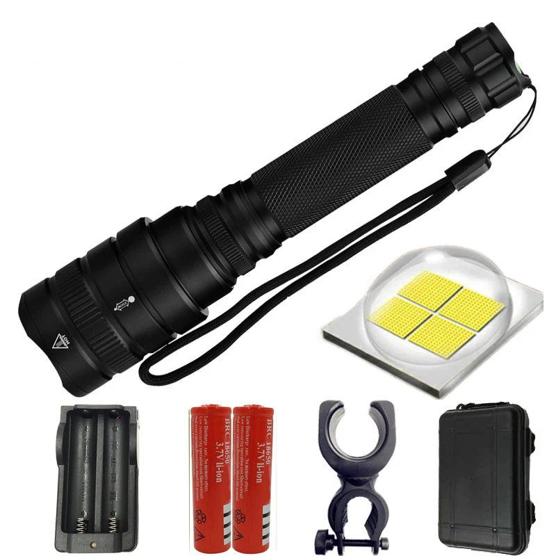 

XHP70 Powerful LED flashlight Tactical Zoom torch flashlight Rechargeable Lantern 10000lm Camping hunting lamp 18650 z201515