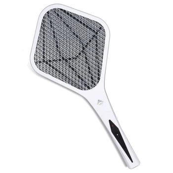 

USB Charging Mosquito Swatter Household Bug Zapper Racket - Black