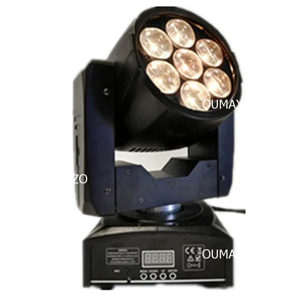 Movendo a Cabeça de Impressão Movendo a Cabeça 6 Pçs e lote & Flightcase Zoom Lavagem Feixe 4 em 1 12 w x 7 Pcs Led Mini X4s Zoom 7 Pcs 12 w Levou Glp 7 Efeito de Iluminação de palco