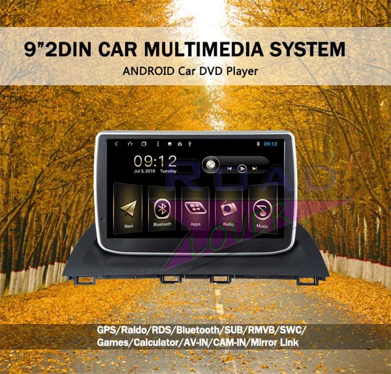 Cheap Roadlover Android 8.1 Car Multimedia Player Radio For Mazda 3 Axela 2014 2015 2016 Stereo GPS Navigation Automagnitol 2 Din MP3 12