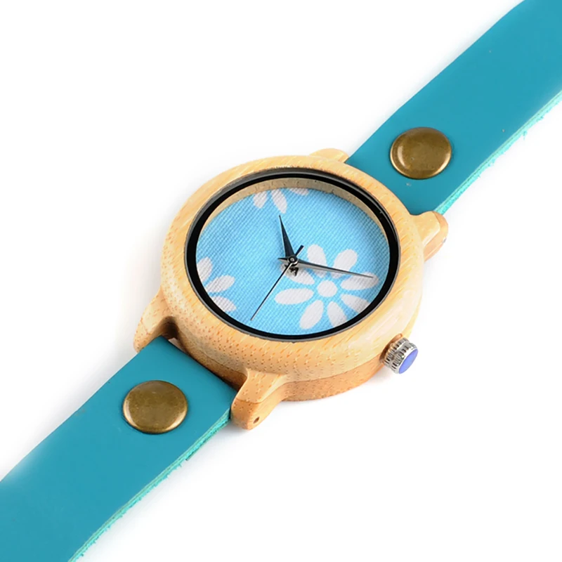 Новое поступление BOBO BIRD женские часы длинные три цвета бамбуковые часы из натуральной кожи Брендовые женские наручные часы relogio feminino