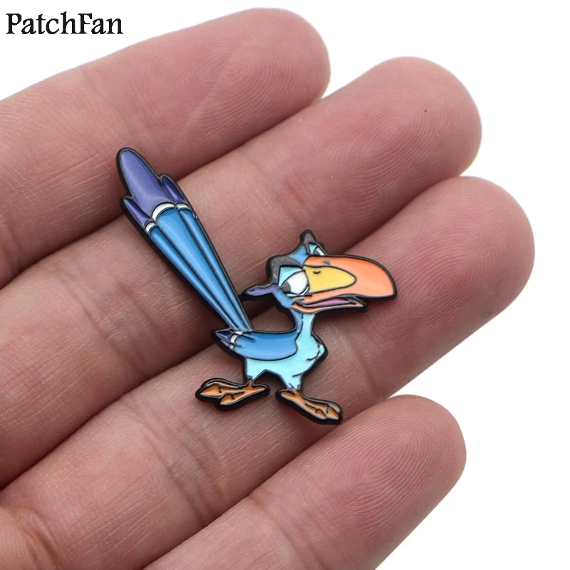 20 шт./партия, Patchfan, Лев, король, гранат, мультфильм, эмаль, булавки, модный рюкзак, рубашка, сумка, броши, Значки для мужчин и женщин, A1864