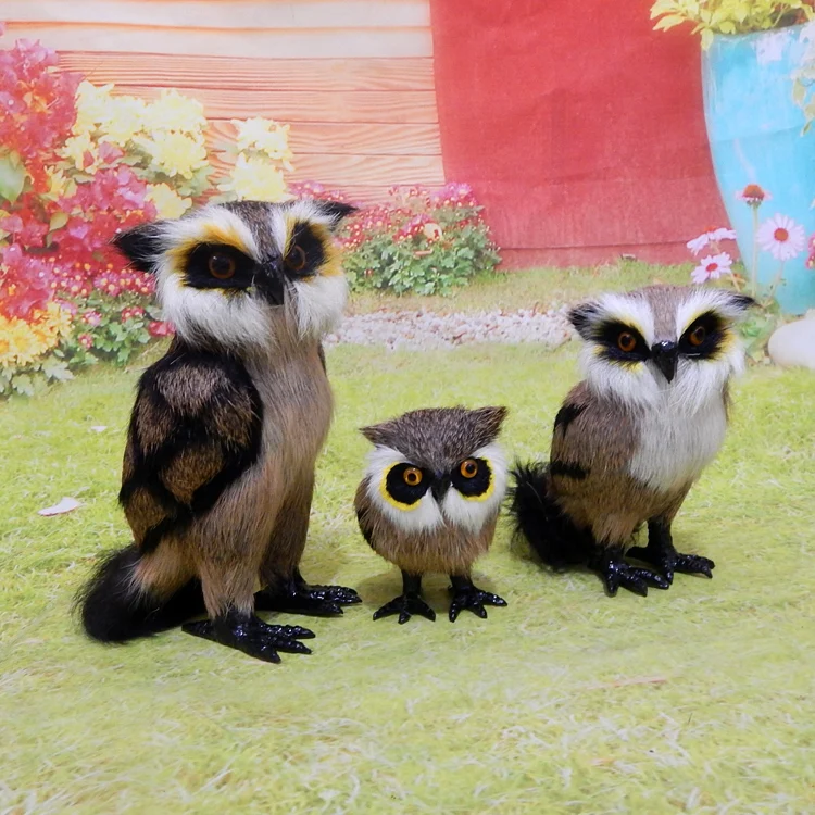 

simulation night owl model,polyethylene&furs handicraft Figurines home decoration toy gift a2609