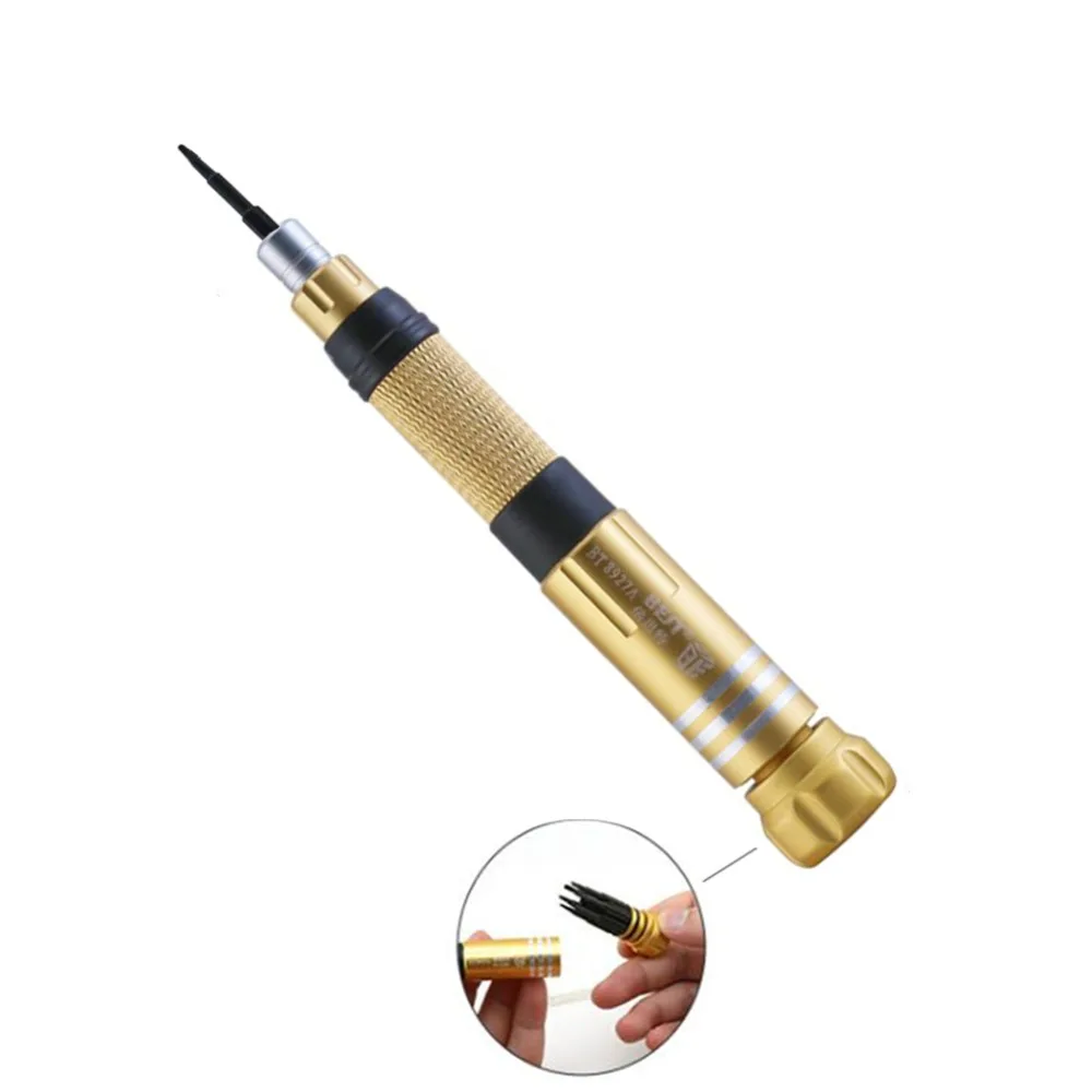 

6 in 1 Precision Screwdriver Set P2 P5 Pentalobe 1.5 Phillips 0.6 Cross 6.0 Y Type 3.0 Flatted Head for iPhone iWatch Macbook