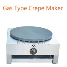 Tipo de gás Fabricante de Crepe Francês FYA-1.R Crepes Panqueca Panquecas Máquina máquina de Fazer Pão com Manual de Inglês