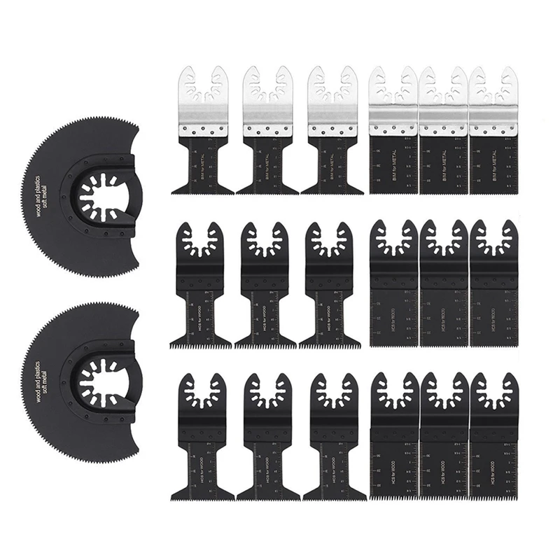 

20Pcs/Set Multi-Function Saw Blade Oscillating Multitool Saw Blade For Renovator Power Tools Cutting Wood Woodworking Diy