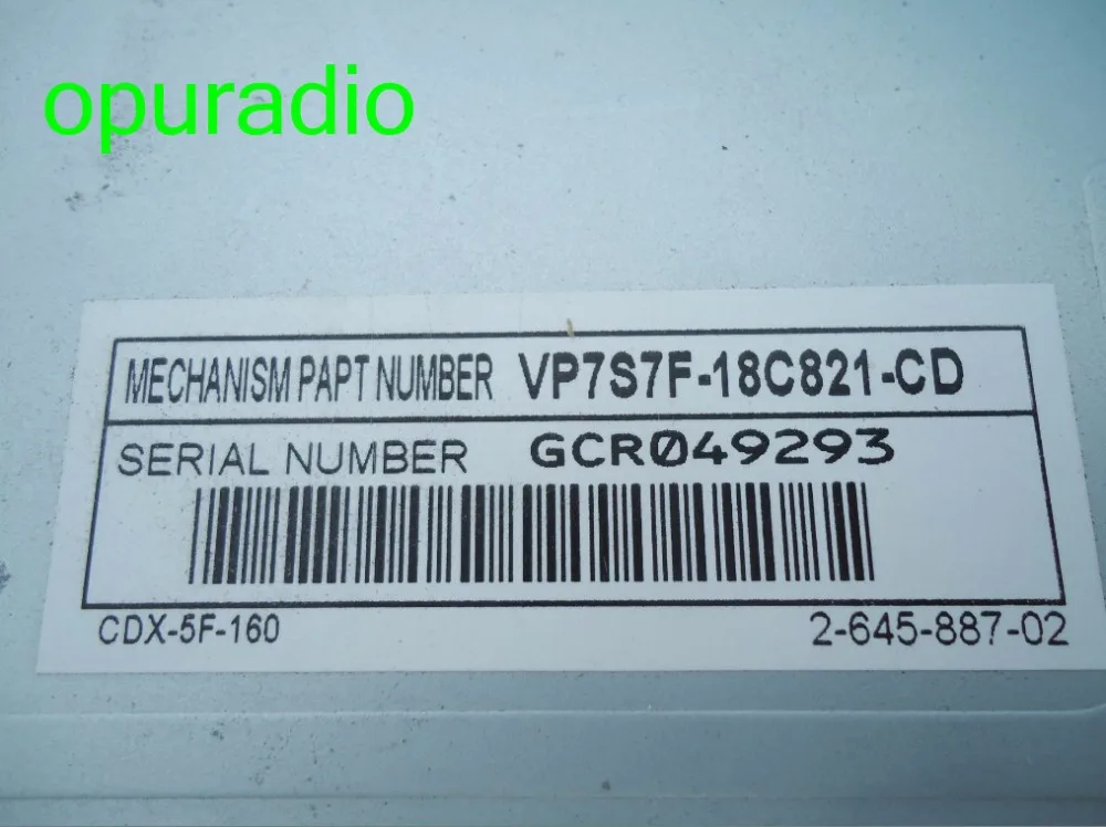 Sony CDX-5F-160 Ford focus Mondeo 6CD MP3
