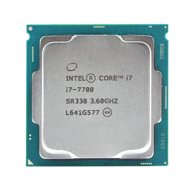 Intel Core i7 7700 Quad Core cpu 3.6 GHz 8 Thread LGA 1151 65 W 14nm i7 7700 processeur dans Intel Core i7 7700 Quad Core cpu 3.6 GHz 8 Thread LGA 1151 65 W 14nm i7 7700 processeur dans
