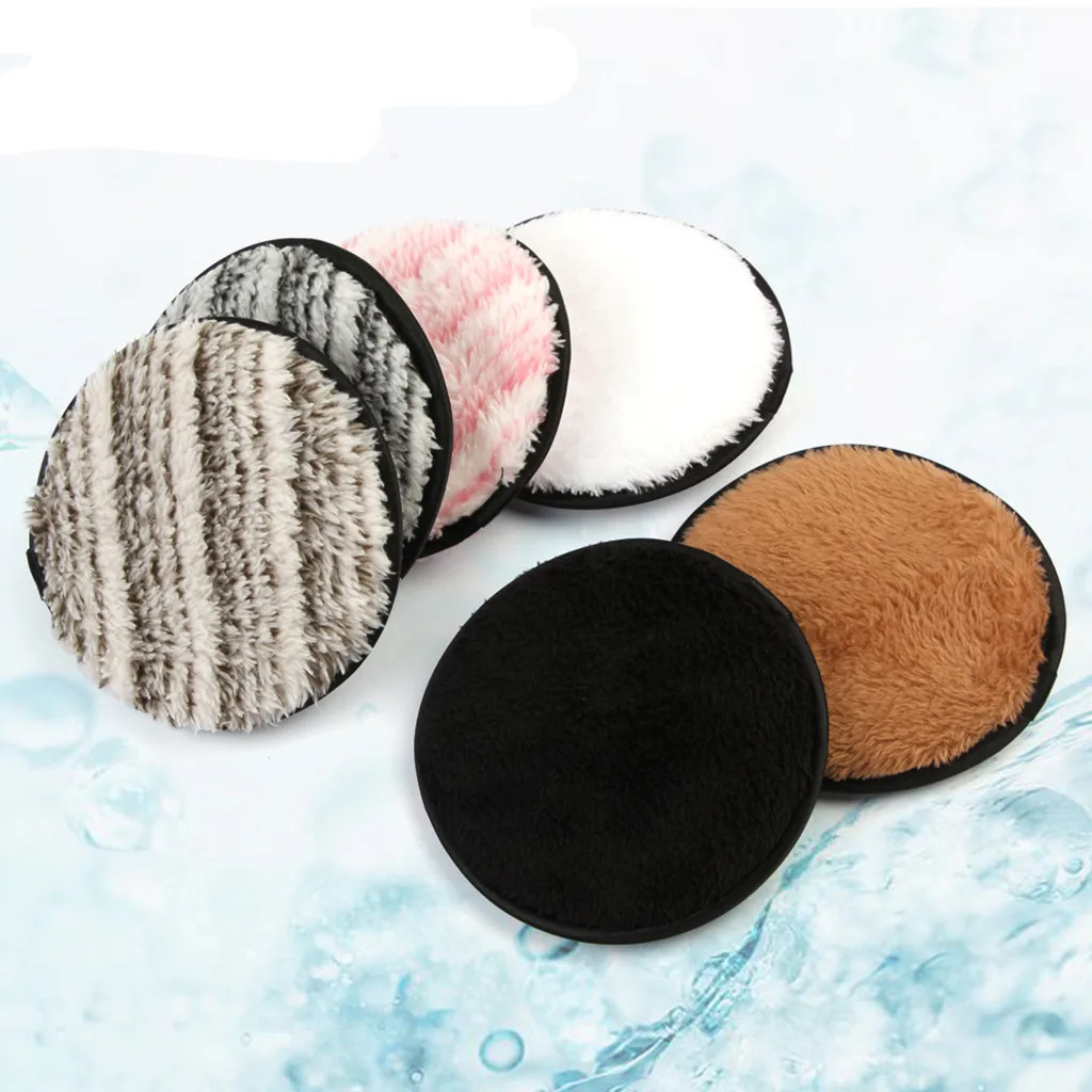 

Microfiber Cloth Pads Remover Towel Face Cleansing makeup sponge container make up sponge makeup sponge stand powder puff case