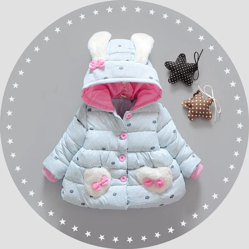 Куртка для маленьких девочек; коллекция года; сезон осень-зима; куртки для девочек; пальто; детская теплая верхняя одежда; пальто для девочек; детская одежда; От 1 до 3 лет