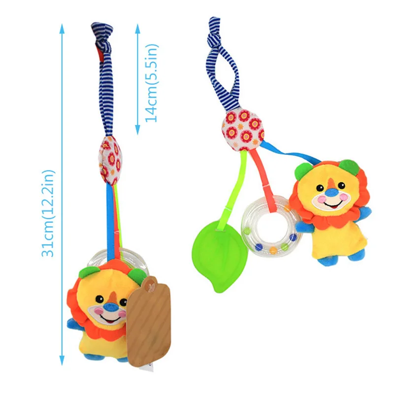 Для новорожденных детские погремушки игрушки с рисунками зверей из мультфильмов детская коляска детская кроватка Мобильная игрушка для малышей раннего образования игрушки куклы для детей возраста от 0 до 12 месяцев Детский подарок
