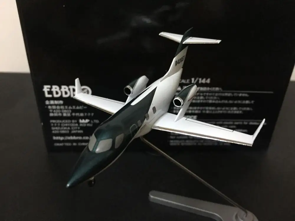 Полностью металлическая модель самолета Hondajet Honda N420EX масштаб 1:144 Зеленый/Белый| |