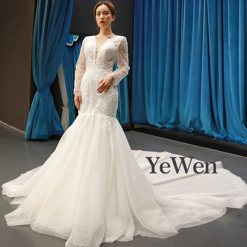 Элегантное вечернее платье русалки, длинное, Vestidos De Fiesta De Noche, белое вечернее платье, вечерние платья, официальное платье YM20254