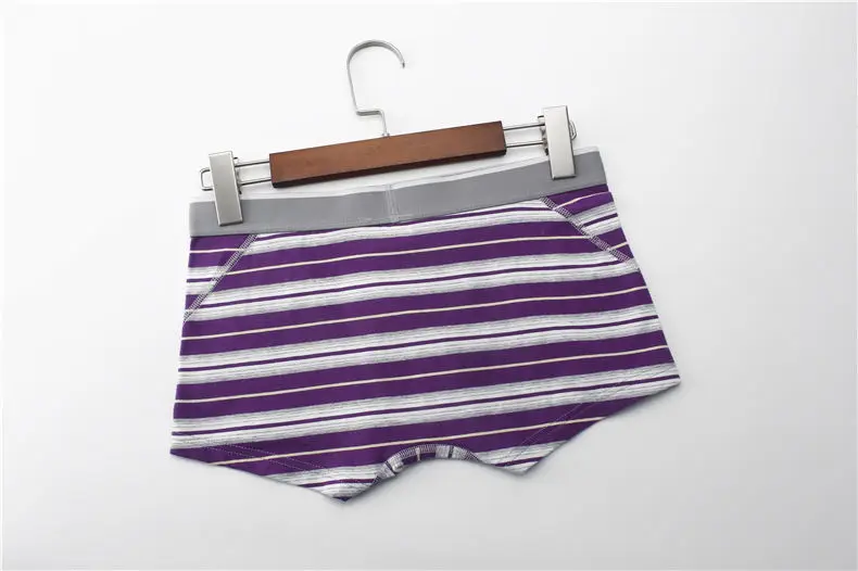 UYEEMU 3Pcs Lot Shorts Boxers Men Underpants Cotton Striped Mens Boxers Breathable Sexy Underwear Brand Male Panties Homme Pull-15