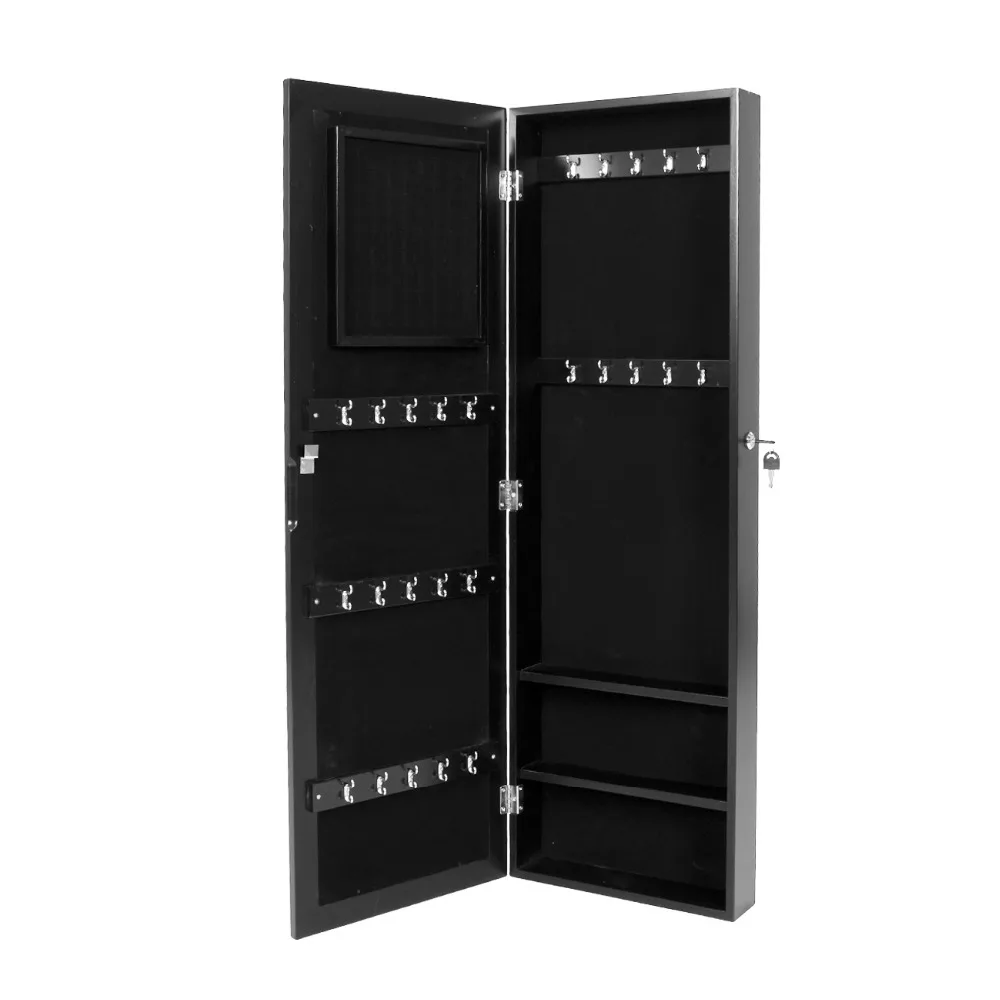 Storage Wall Mount Jewelry Casewhite Mirrored Cabinet Storage Wall Mount Jewelry Casewhite Mirrored Cabinet Armoire Organizer Ghfg44 In Bo Bins From Home Garden On Aliexpress