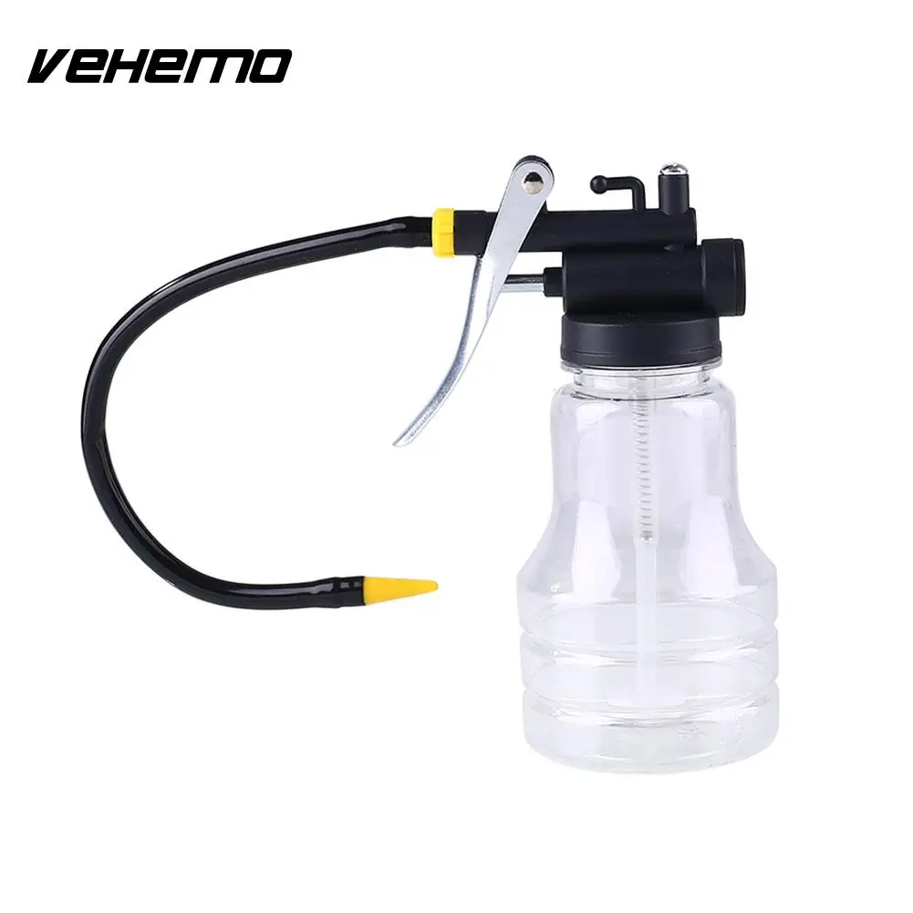 

Car Motor 250ML Transparent Oil Compressor Pump Copper Tip Hose Oiler PO02 Long Tube Grease Guns Filling High Pressure Tool Auto