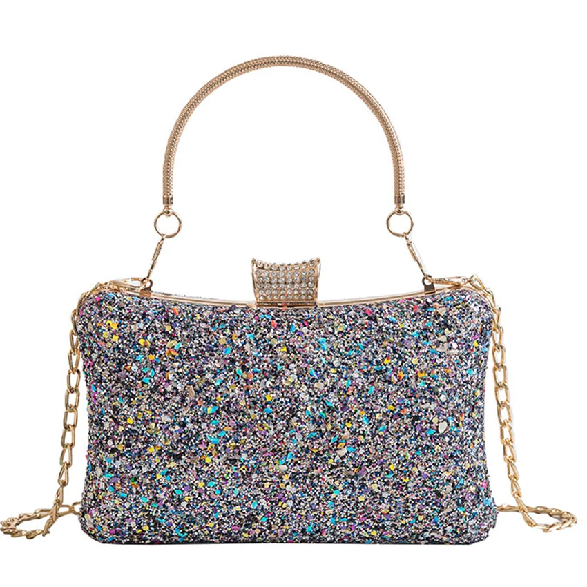 

High Quality Sequin cloth Women Shoulder Bags 2019 Women Evening Bag for Wedding&Dinner Party Luxury Designer Women Handbags