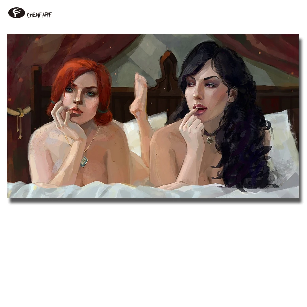 

CHENFART Posters and Prints The Witcher Sexy woman Decorative Pictures Wall Picture for Bedroom Pop Art