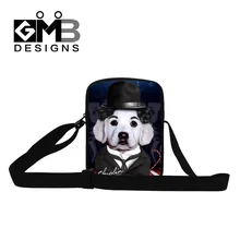3D Animal Print Mini Messenger Bags For Women Men Funny Dog Play Casual Travel Shoulder Bags Kids Crossbody Bag Hand Bags Bolsas