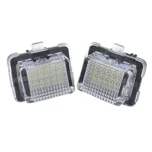 2 Pcs Numero di Licenza LED Luce Targa Lampadine Lampade per la Mercedes Benz W204 M8617