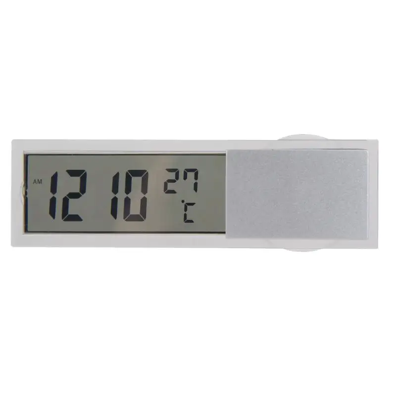 

Auto Car 2 in 1 Digital LCD Clock Thermometer with Suction Cup