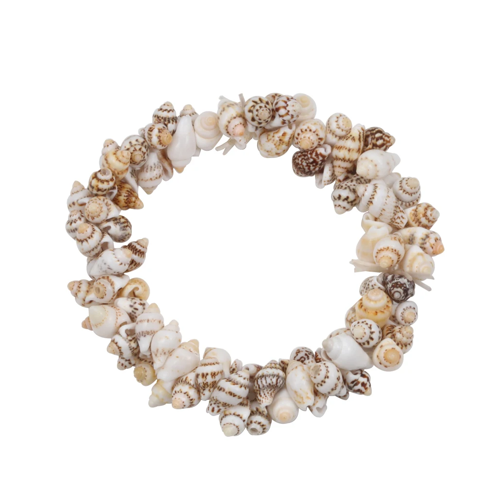 

DIY special design summer jewelry conch elastic bracelet shell bead bracelets Bohemian color charm Bangle beach accessories gift