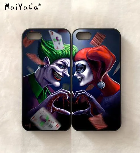 BFF joker love harley quinn pair lover silicone soft phone