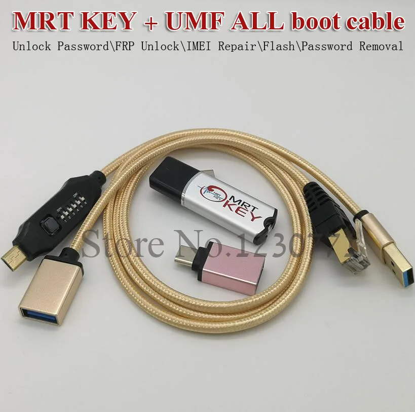 100% Оригинальный MRT Dongle mrt ключ + UMF кабель (Ultimate Multi-Functional cable) все кабель запуска