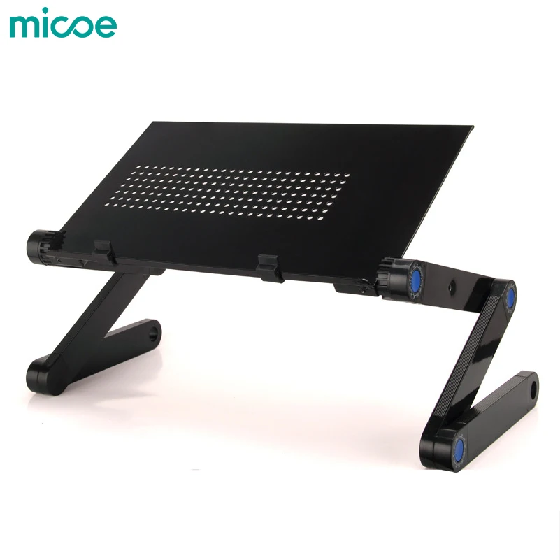 MICOE المحمولة طوي قابل للتعديل الألومنيوم مكتب للحاسوب شخصي للطي منفس لوحة الماوس