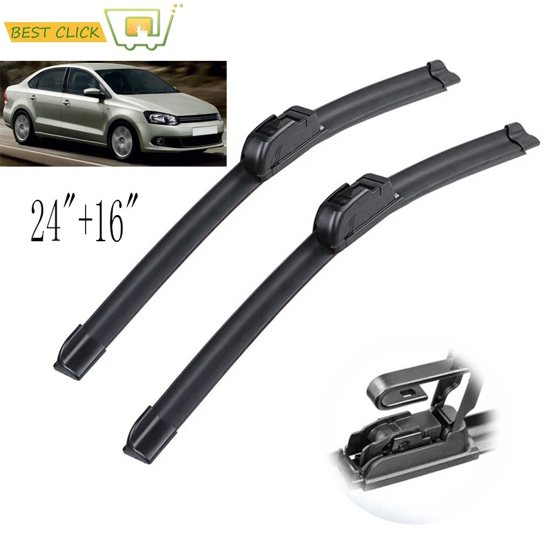 Щетки стеклоочистителя Misima для VW Polo Sedan / Vento 2010 2011 2012 2013 2014 24 &quot16&quot|wiper blade|windscreen wiper