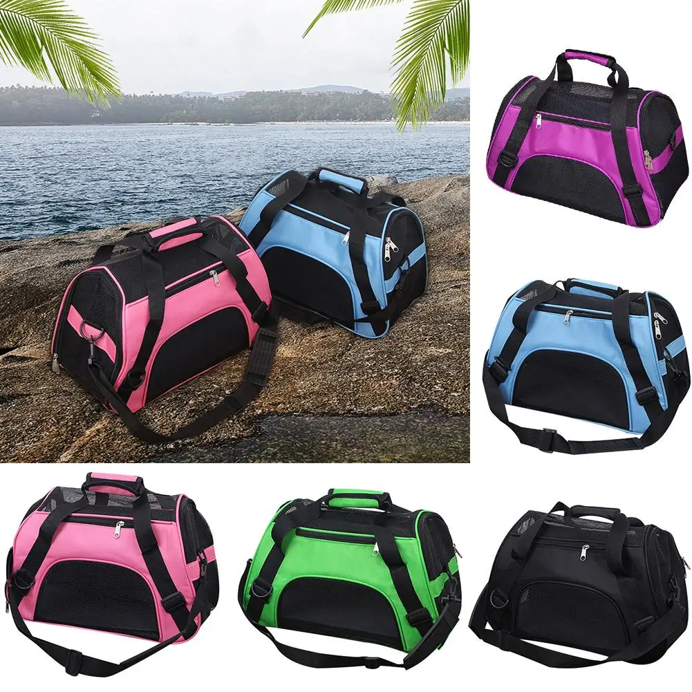 

Portable Travel Outdoor Pet Backpack Dog Cat Carrier Mesh Breathable Shoulder Bag Small Pet Handbag Slings Drop Shipping