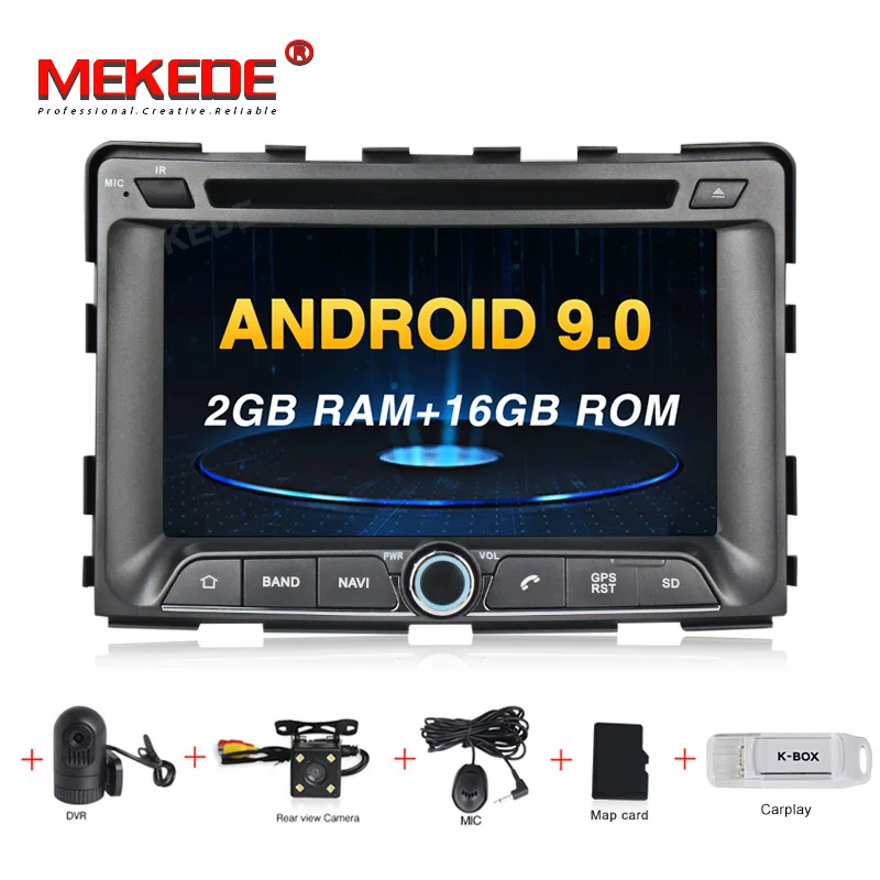 

MEKEDE 1024x600 Android 9.0 Octa Core PX3 Fit SsangYong RODIUS Car DVD Player Navigation GPS Support 4G Radio