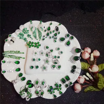 

Vintage Drop Earrings For Women Sterling S925 Silver Emerald Gemstone Luxury Fine Jewelry Temperament Brincos Accessories