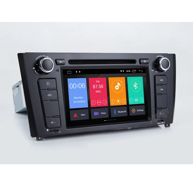 Top IPS HD 7" Android 8.1 Quad Core Car DVD Player GPS Navigation for BMW E81 2007 2008 2009 2010 2011 E82 2007-2013 E88 2007-2014 7