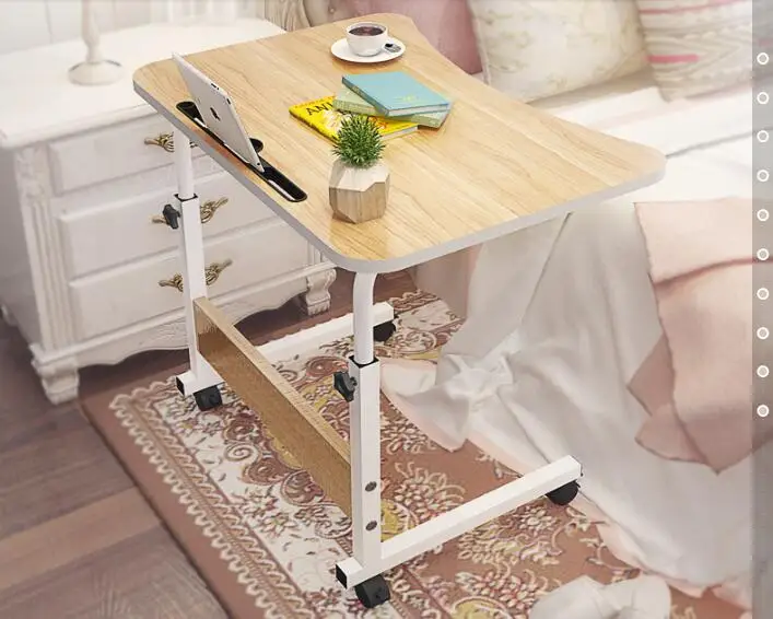 70*48CM Height-Adjustable Laptop Table Lift Bedside Table Removable
Lazy Notebook Table Sofa Side Writing Desk