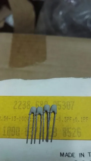 

2019 hot sale Holland BC 20PCS/50PCS 100V 0.3PF 0.3P Silver Film High Frequency Ceramic Capacitor (2.5MM) free shipping