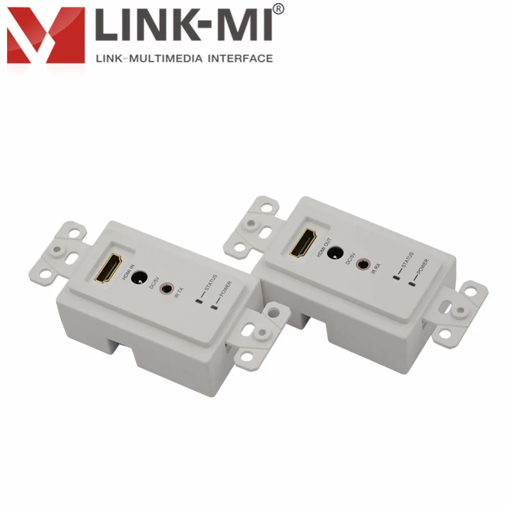 LINK-MI 60M Wallplate HDMI Extender over Single Cat5e6 с ИК 1080p 3D видео для Северной Америки стандарт Wallplate (art.: 78454ce1e) - 78454ce1e