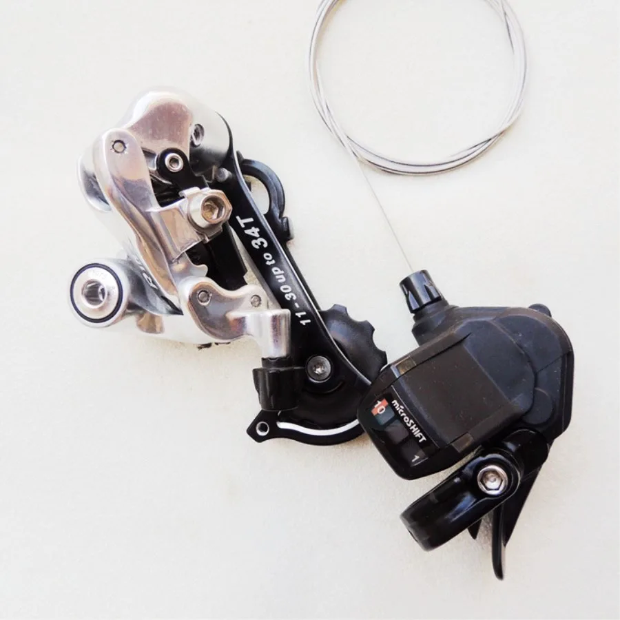 

Microshift micro R10 aluminum alloy mid-leg rear derailleur folding bike Split shifter