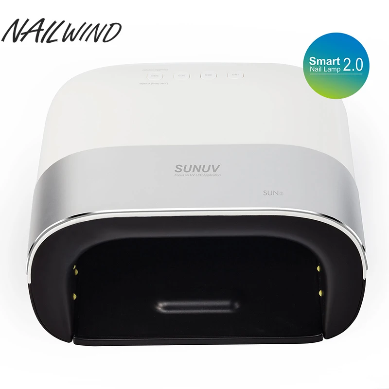 

NAILWIND SUN3W 48W Nail Dryer UV Gel Varnish Intelligent Timing Digital Display 2X Fast Curing Nail Drying Machine