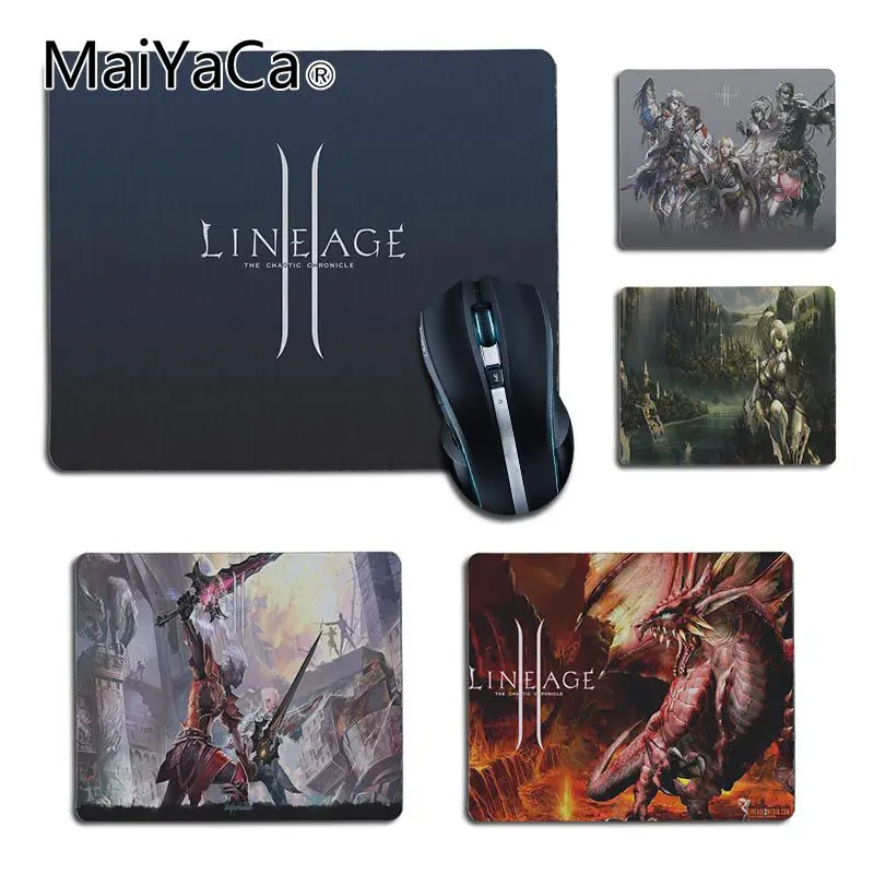 

MaiYaCa Beautiful Anime lineage 2 Best Game Customized MousePad Computer Laptop Anime Mouse Mat for Dota2 Player gaming mousepad