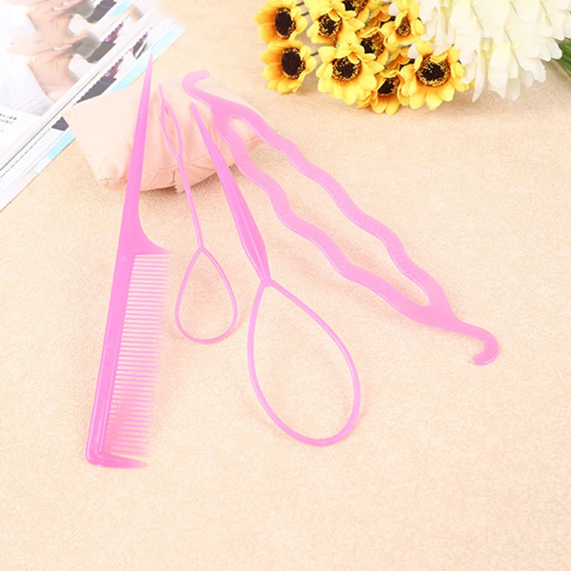 MISS ROSE 1 Set Ponytail Creator Plastic DIY Hair Styling Tools Hair Bands Girls Hair Braid Accessories Bun Maker Girl Headband MISS ROSE 1 Set Ponytail Creator Plastic DIY Hair Styling Tools Hair Bands Girls Hair Braid Accessories Bun Maker Girl Headband