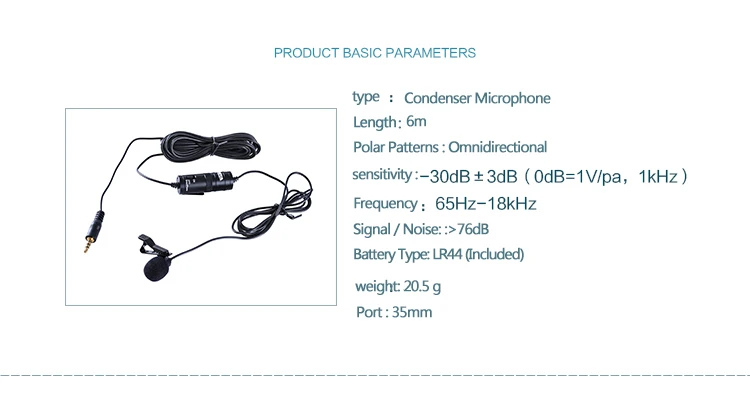 Boya By-m1 BY-M1DM Lav петличный микрофон всенаправленный конденсаторный микрофон 3,5 мм микрофон для Canon/iPhone DSLR аудио рекордеры