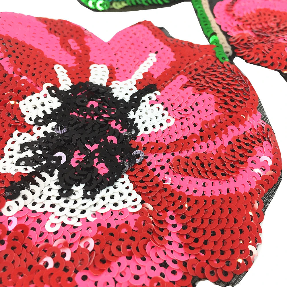 2 шт. патчи с блестками 22 х18 см|flower patch|patches for clothingflower patches clothing |