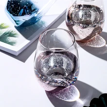 Бытовая Скандинавская стеклянная чашка Звезда Ночной живот кружка вода пиво молоко чашка FP8