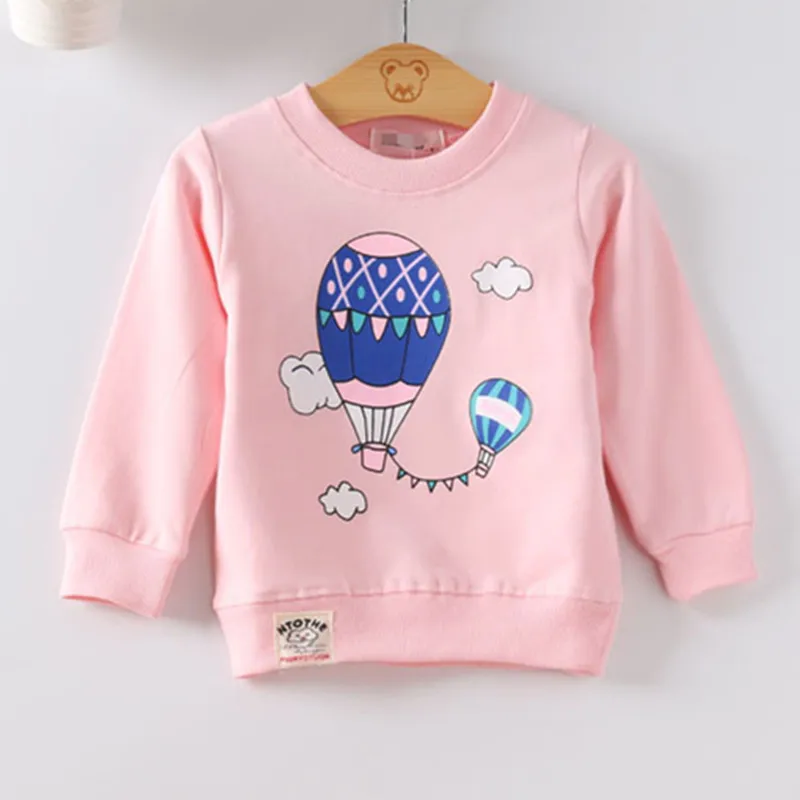 Baby Toddler Spring Autumn Tops Fashion Audel Cotton Sweatershirt Long Sleeve Tshirts Winter Bottoming Shirt