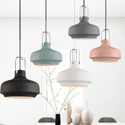 Nordic подвесные светильники пост современный минималистский ресторан подвесной светильник кухня огни Американский промышленный одна