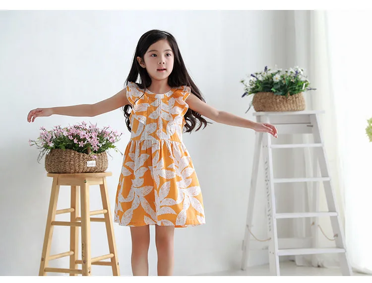 little teenager princess dresses for girls 2018 summer printed sleeveless girl dress baby sundress kids clothing 10 12 8 years (12)