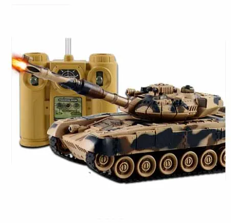 Радиоуправляемый боевой танк с дистанционным управлением, забавный Военный танк для стрельбы, большой радиоконтроль, армейская Боевая модель, millitary Rc танки - Цвет: 2